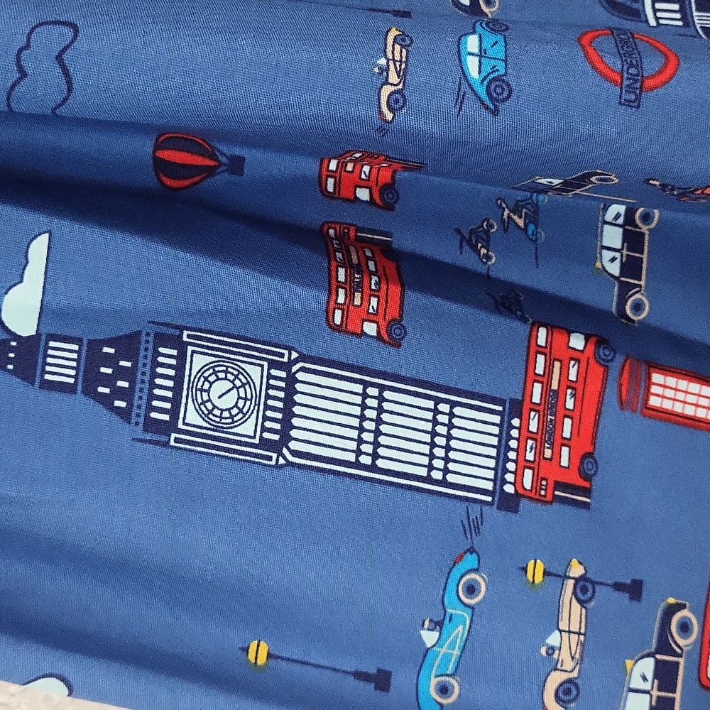 NWT Grace Karin Blue London Pleated Skirt Size XL - Picture 3 of 11